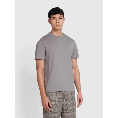 Farah Mens Rail Grey Regular Fit Danny T-Shirt