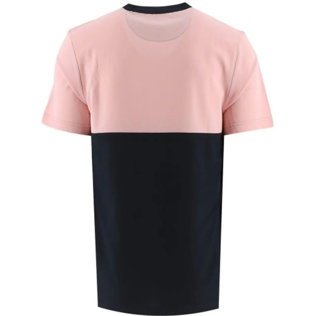Farah Mid Pink Tony Colour Block T-Shirt