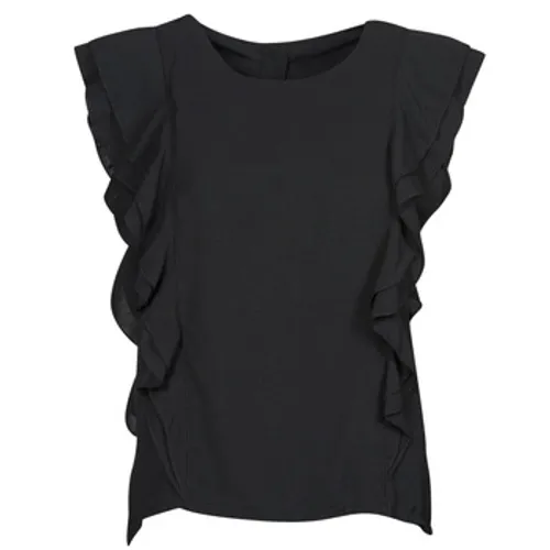 Fashion brands  B5596-PINK  women's Blouse in Black