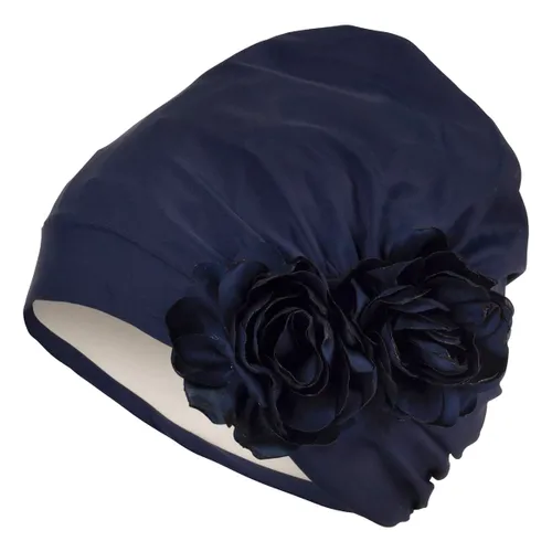 Fashy 3451 Swimming Cap with Flower Appliqué