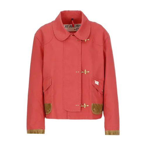 Fay , Fay Jackets Red ,Red female, Sizes: