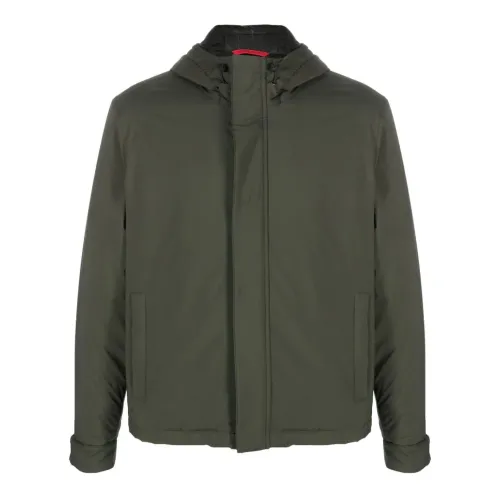 Fay , Green Coats for Women ,Green male, Sizes: