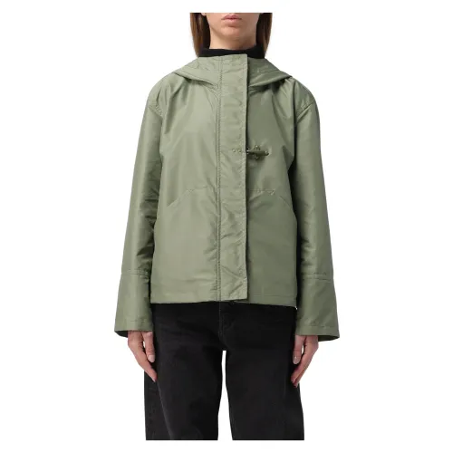 Fay , Short Parka Jacket ,Green female, Sizes: