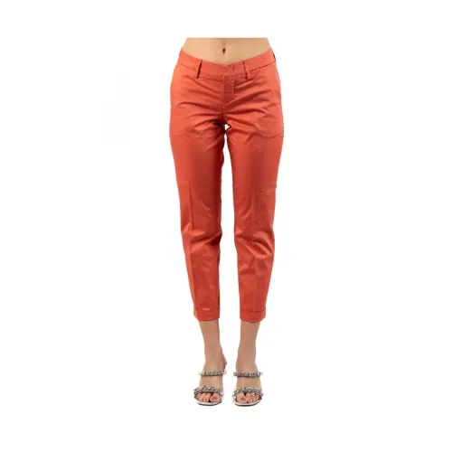 Fay , Trousers ,Orange female, Sizes: