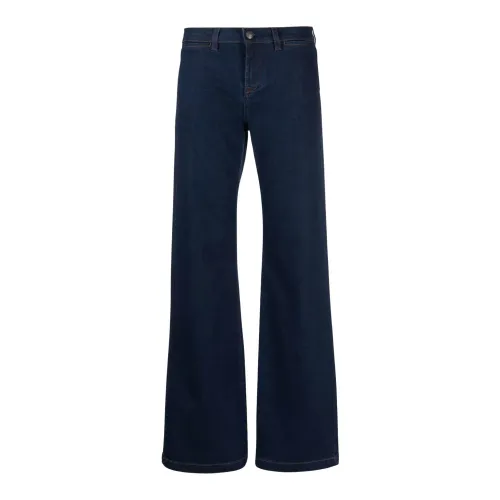 Fay , Wide Jeans ,Blue female, Sizes: