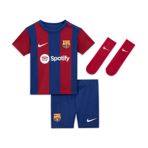 F.C. Barcelona 2023/24 Home Baby/Toddler Nike Dri-FIT 3-Piece Kit - Blue - Polyester