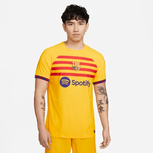 F.C. Barcelona 2023/24 Match Fourth Men's Nike Dri-FIT ADV Football Shirt - Yellow - Polyester