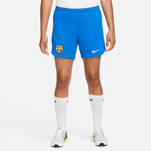 F.C. Barcelona 2023/24 Stadium Away Women's Nike Dri-FIT Football Shorts - Blue - Polyester