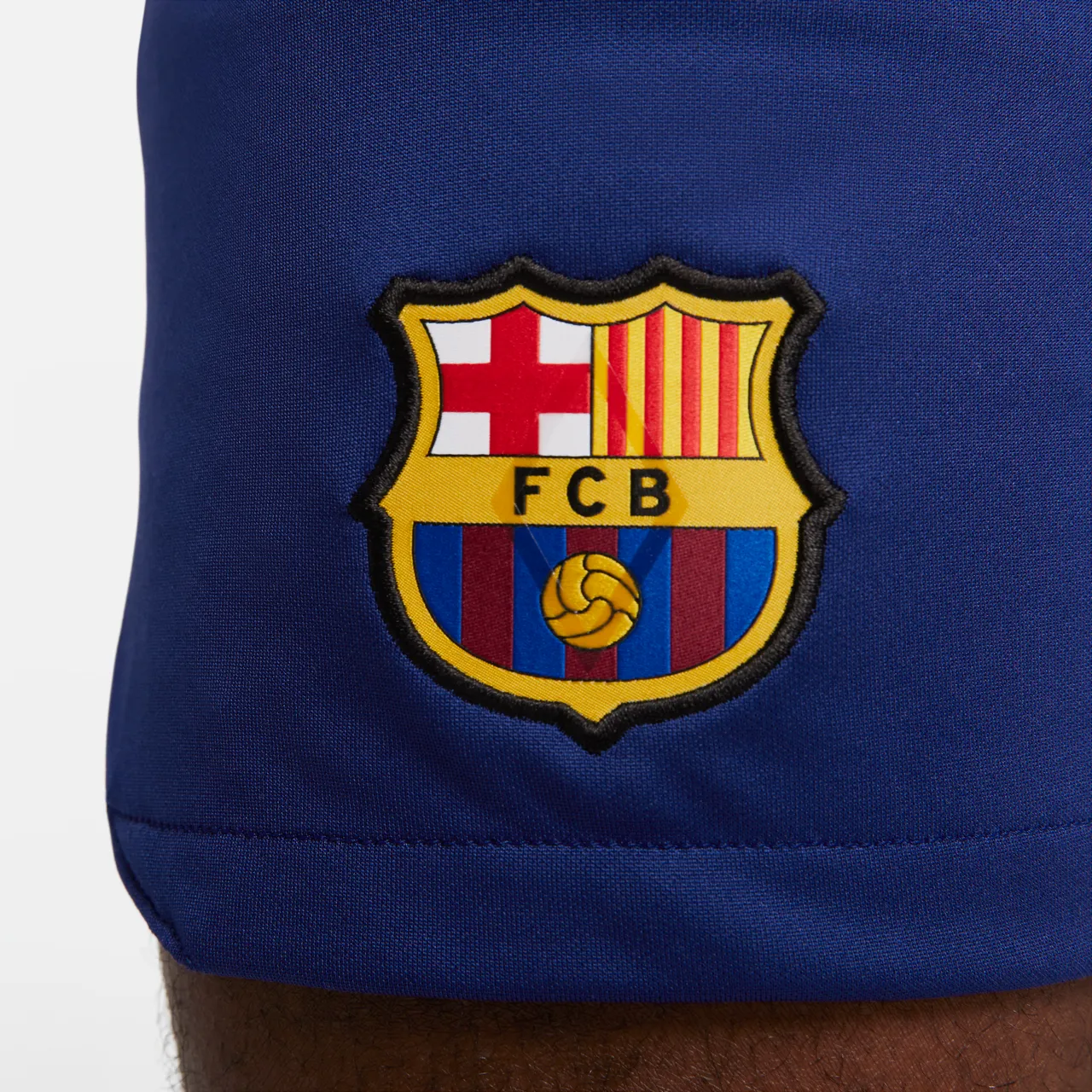 F.C. Barcelona 2023/24 Stadium Home Men's Nike Dri-FIT Football Shorts - Blue - Polyester