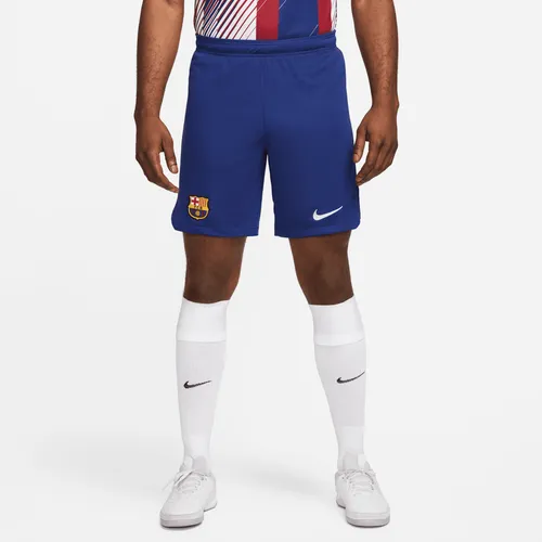 F.C. Barcelona 2023/24 Stadium Home Men's Nike Dri-FIT Football Shorts - Blue - Polyester