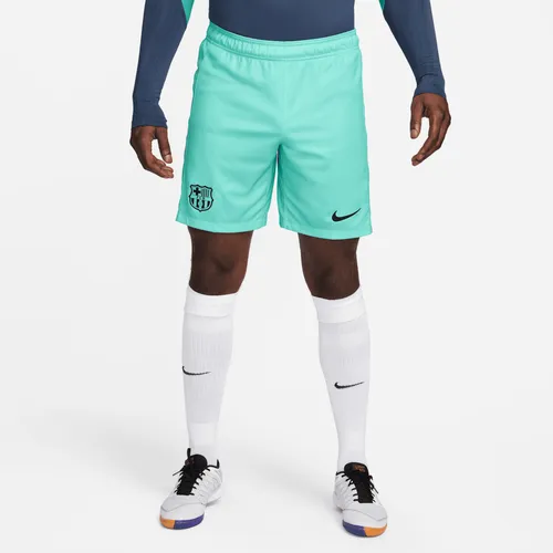 F.C. Barcelona 2023/24 Stadium Third Men's Nike Dri-FIT Football Shorts - Blue - Polyester