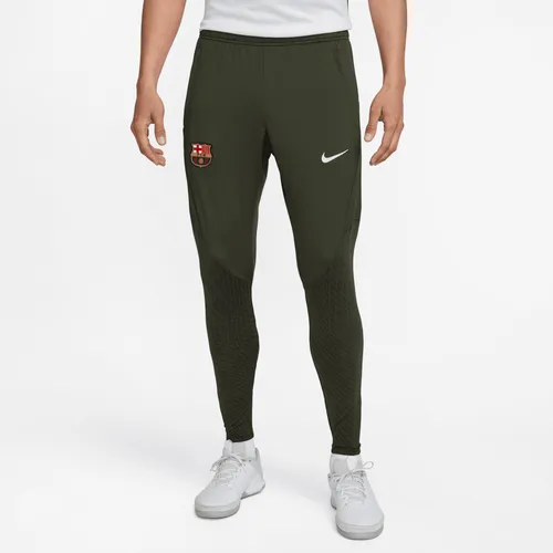 F.C. Barcelona Strike Men's Nike Dri-FIT Knit Football Pants - Green - Polyester