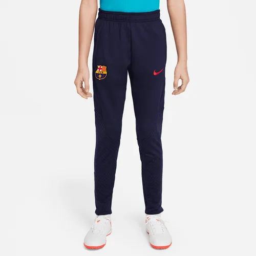 F.C. Barcelona Strike Older Kids' Nike Dri-FIT Football Pants - Blue - Polyester