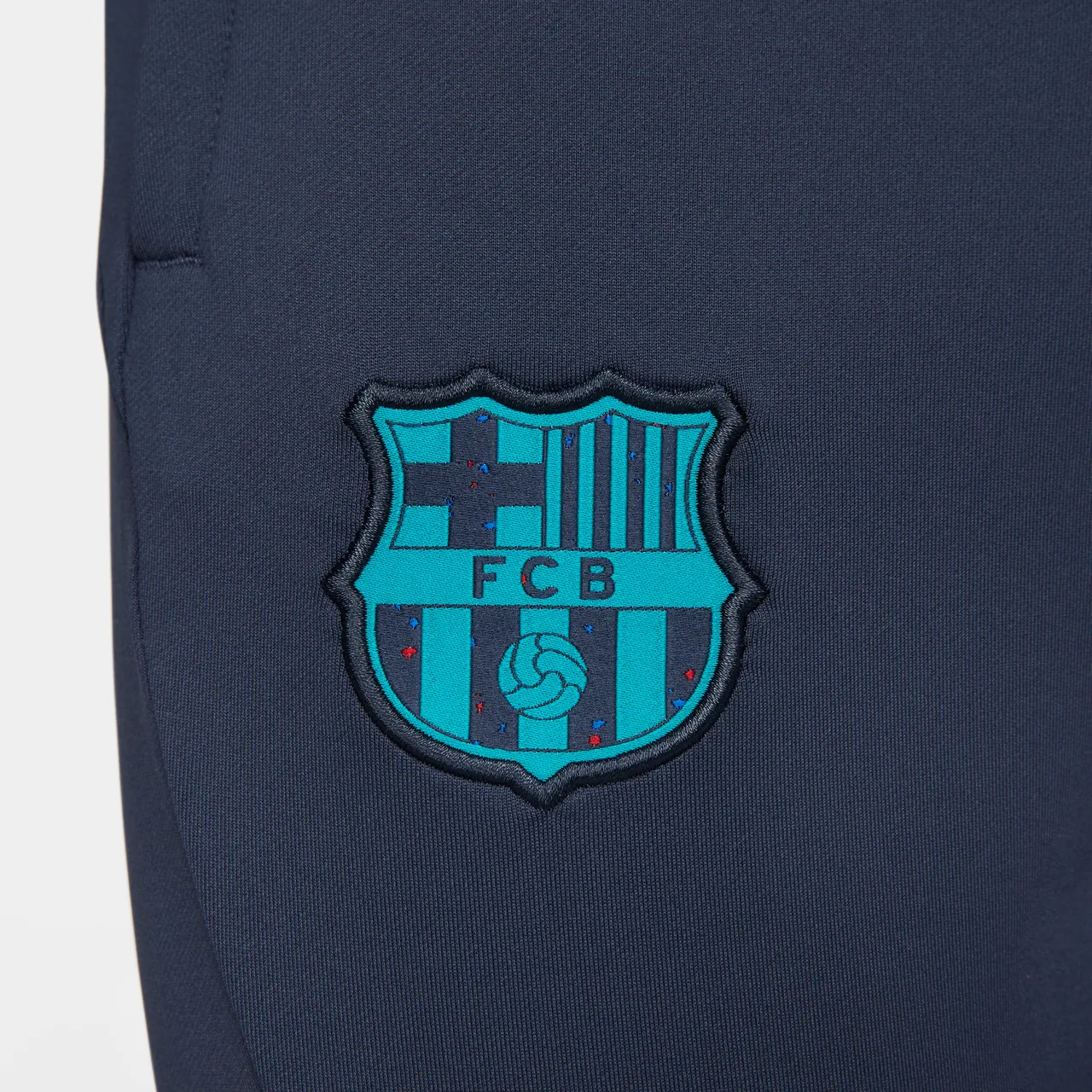 F.C. Barcelona Strike Third Men's Nike Dri-FIT Football Knit Pants - Blue - Polyester