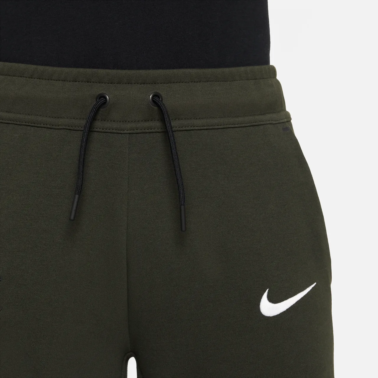 F.C. Barcelona Tech Fleece Older Kids' (Boys') Nike Trousers - Green - Cotton