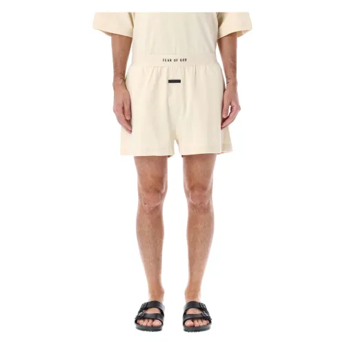 Fear Of God , Cream Lounge Boxer Short Underwear ,Beige male, Sizes: