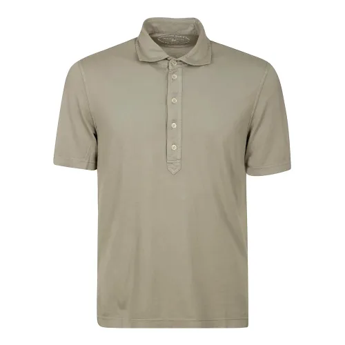 Fedeli , Men Clothing T-Shirts Polo Shirt Brown Ss23 ,Brown male, Sizes: