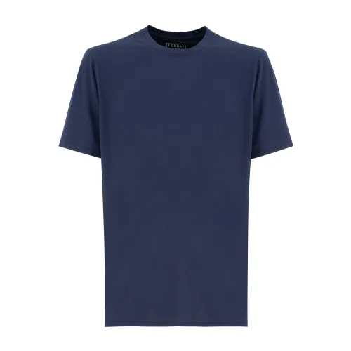 Fedeli , Men's Clothing T-Shirts & Polos 626 Ss24 ,Blue male, Sizes: