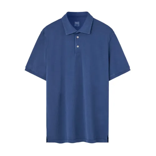 Fedeli , Polo Shirts ,Blue male, Sizes: