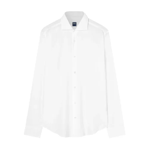 Fedeli , White Cotton Shirt ,White male, Sizes: