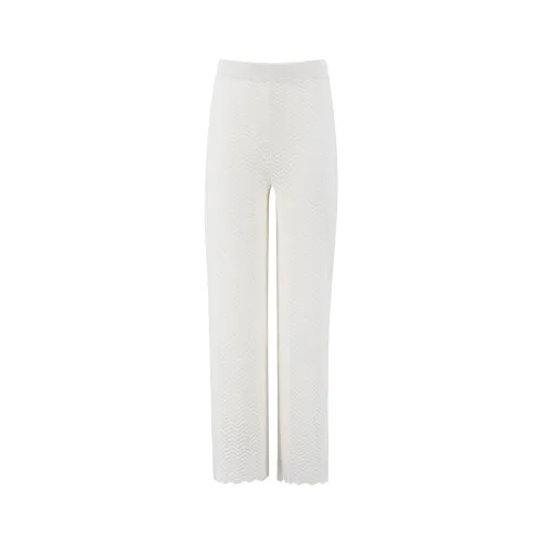 Fedeli , Womens Clothing Trousers 1 Ss23 ,White female, Sizes: