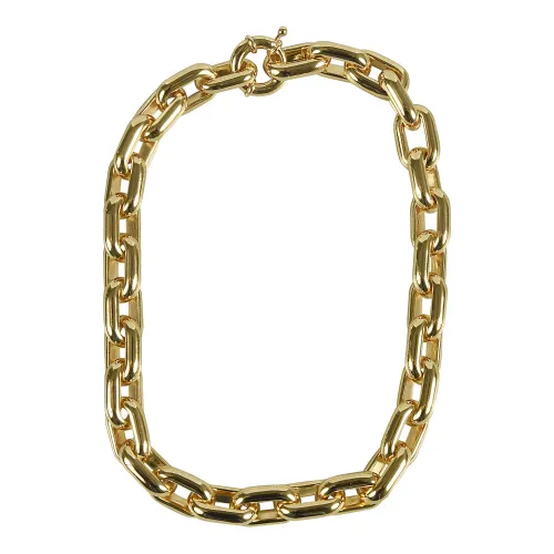 Federica Tosi , Chunky Chain Golden Necklace ,Yellow female, Sizes: ONE SIZE