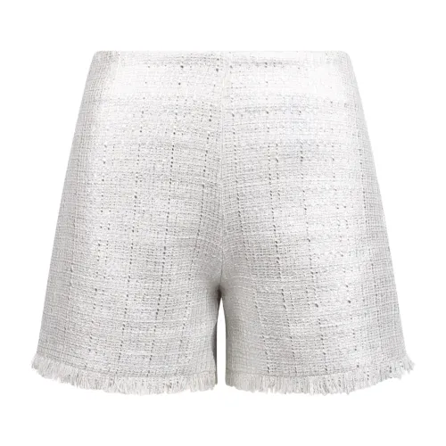 Federica Tosi , Federica Tosi Frayed-hem shorts ,Gray female, Sizes: