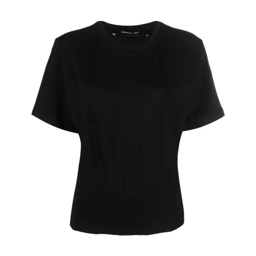 Federica Tosi , Federica Tosi T-shirts and Polos Black ,Black female, Sizes: