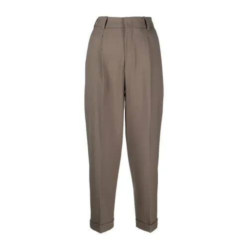 Federica Tosi , Fti22Pa105.0Ga0034 Wide Trousers ,Brown female, Sizes: