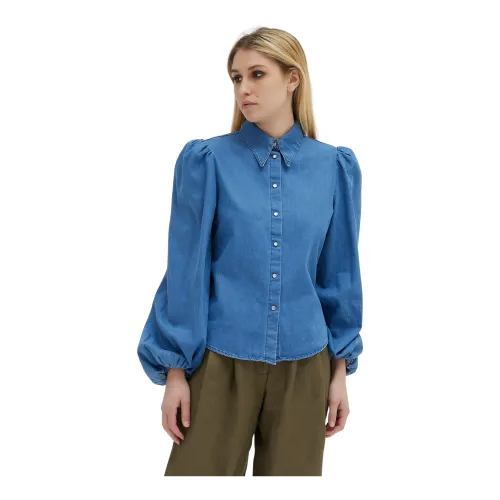 Federica Tosi , Shirts ,Blue female, Sizes: