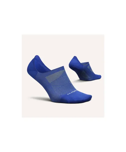 Feetures Unisex Elite Ultra Light Invisible Boost Blue - Blue/Dark Grey Nylon