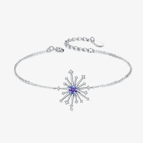 Fei Liu Carpe Diem Silver Crystal Sparkler Bracelet CAR-925R-403-SWCZ