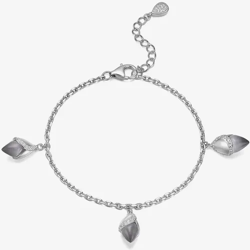 Fei Liu Magnolia Silver Bracelet MAG-925R-402-CEGY