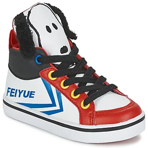 Feiyue  DELTA MID PEANUTS  boys's Children's Shoes (High-top Trainers) in White