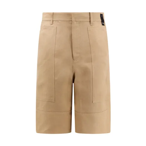 Fendi , Bermuda Shorts ,Beige male, Sizes: