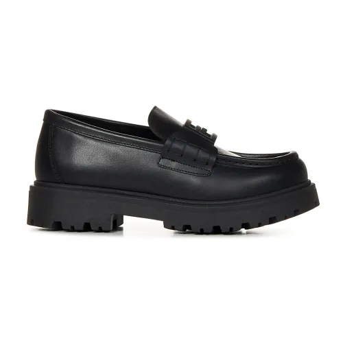 Fendi , Black Slip-on Flat Shoes with Baguette Logo ,Black male, Sizes: