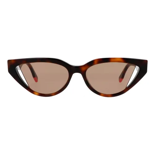 Fendi , Bold Cat-Eye Sunglasses ,Brown female, Sizes: