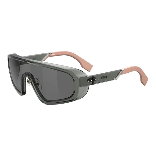 Fendi , Botanical Grey Sunglasses ,Gray male, Sizes: ONE