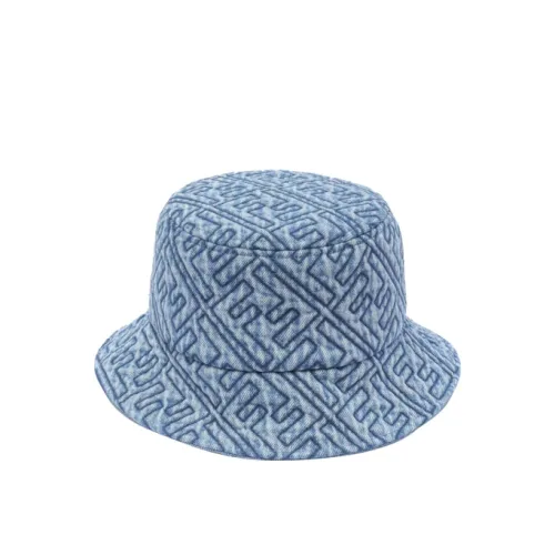 Fendi , Denim Logo Beanie Hat ,Multicolor female, Sizes: