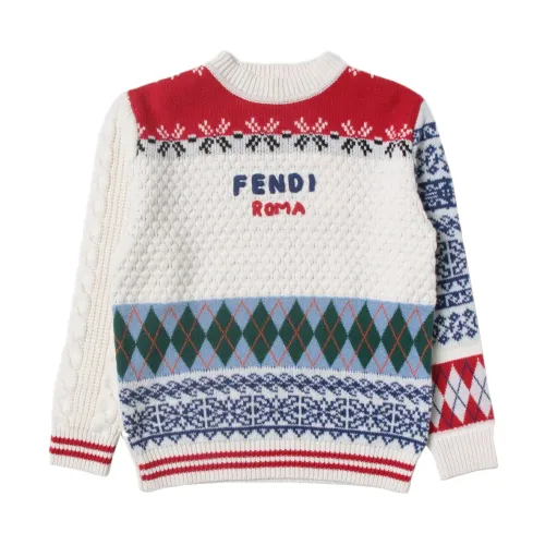 Fendi , Fendi Kids Pullover ,Multicolor female, Sizes: