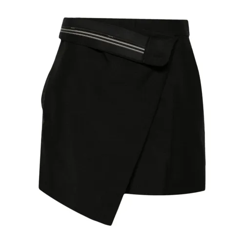 Fendi , Foldable Waist Shorts ,Black female, Sizes: