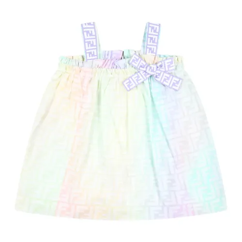 Fendi , Girls' Dresses Collection ,Multicolor female, Sizes: