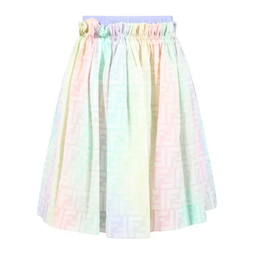 Fendi , Girls' Skirts Collection ,Multicolor female, Sizes: