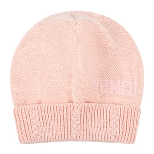 Fendi , Kids Hats Collection ,Pink female, Sizes: