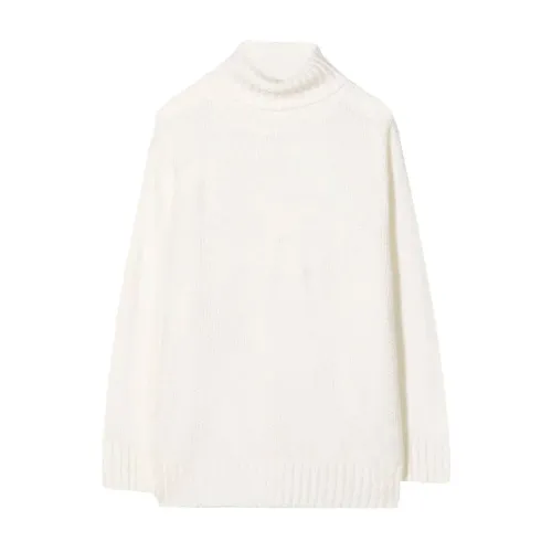 Fendi , Kids Knit Turtleneck Sweater ,White male, Sizes: