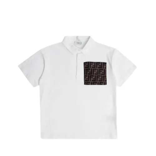 Fendi , Kids T-shirts and Polos ,Multicolor male, Sizes: