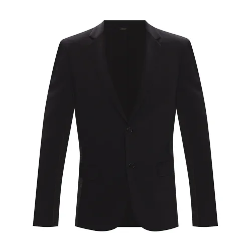 Fendi , Logo Blazer in Black ,Black male, Sizes: