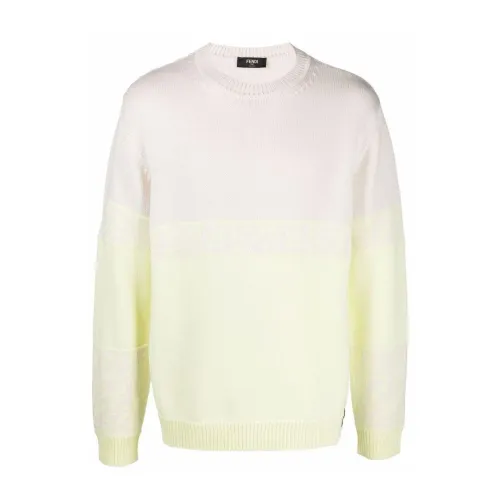Fendi , Men's Wool Sweater ,Multicolor male, Sizes: