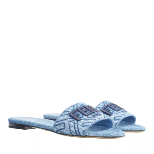 Fendi Slipper & Mules - Signature Denim Slides - blue - Slipper & Mules for ladies