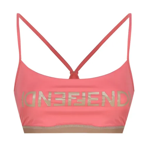 Fendi , Sporty Gym Bra ,Pink female, Sizes: